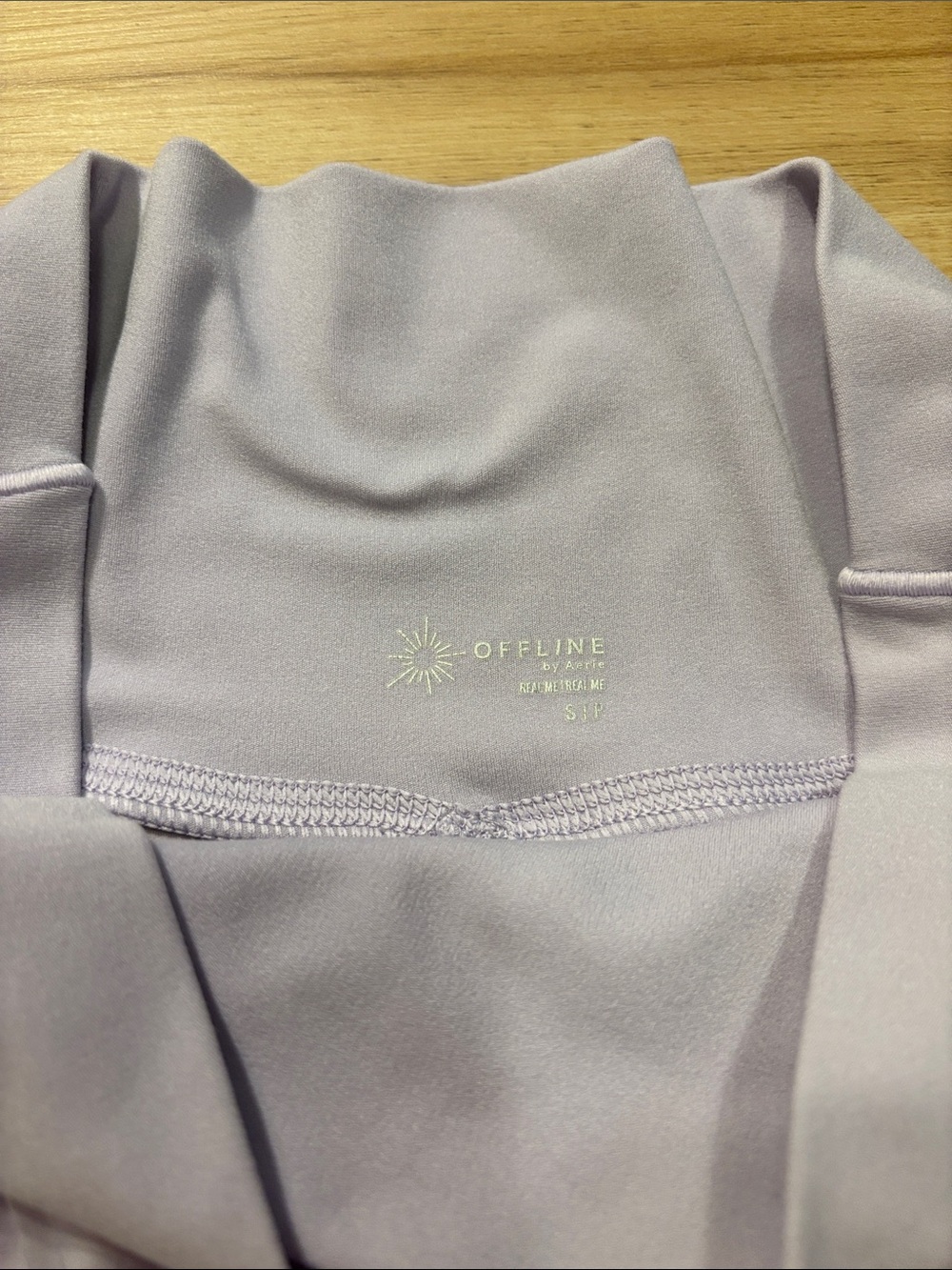Flowy Lavender Aerie Crossover Shorts - Picture 3 of 3